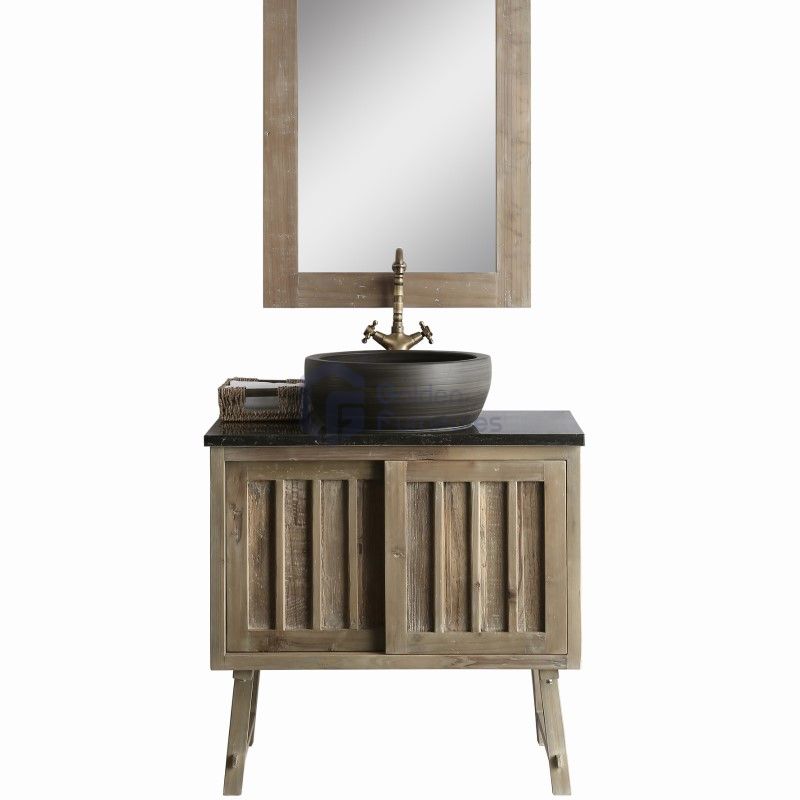 Sunflower11030 Disassembly KD Farmhouse Rustic Washroom Vanity