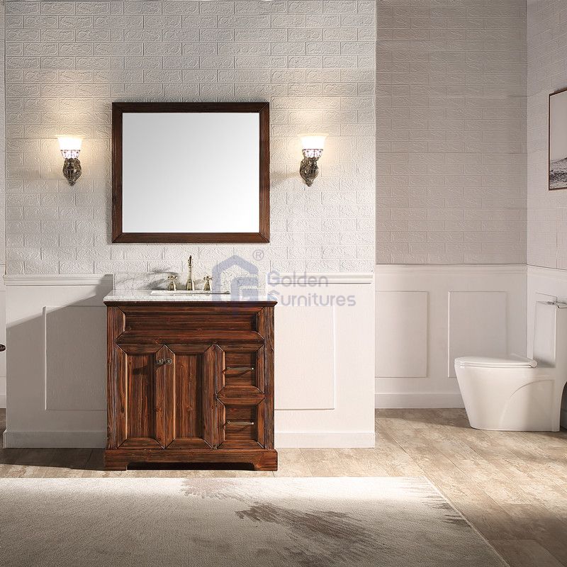 Sunflower12036 Classical Antique Farmhouse Rustic Washroom Vanity