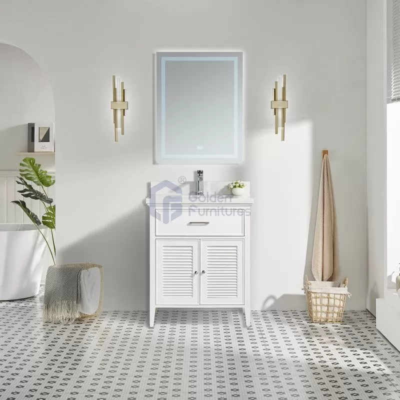 Daisy1030 Custom Wood Bathroom Vanity Vietnam Cabinet high quality