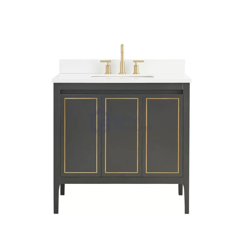 Iris9036 Special Design Transitional Solid Wood Vanity