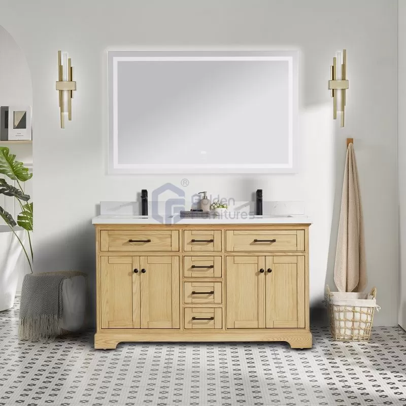 Rose5060LO New Base Design Freestanding Vanity