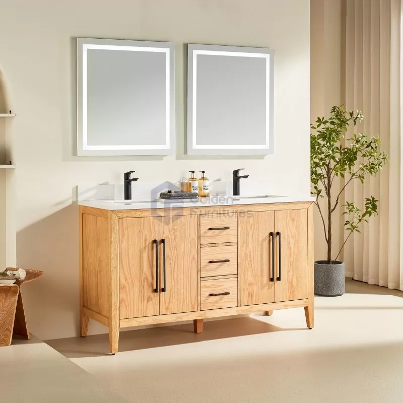 Rose12060 Classic Solidwood Freestanding Vietnam vanity