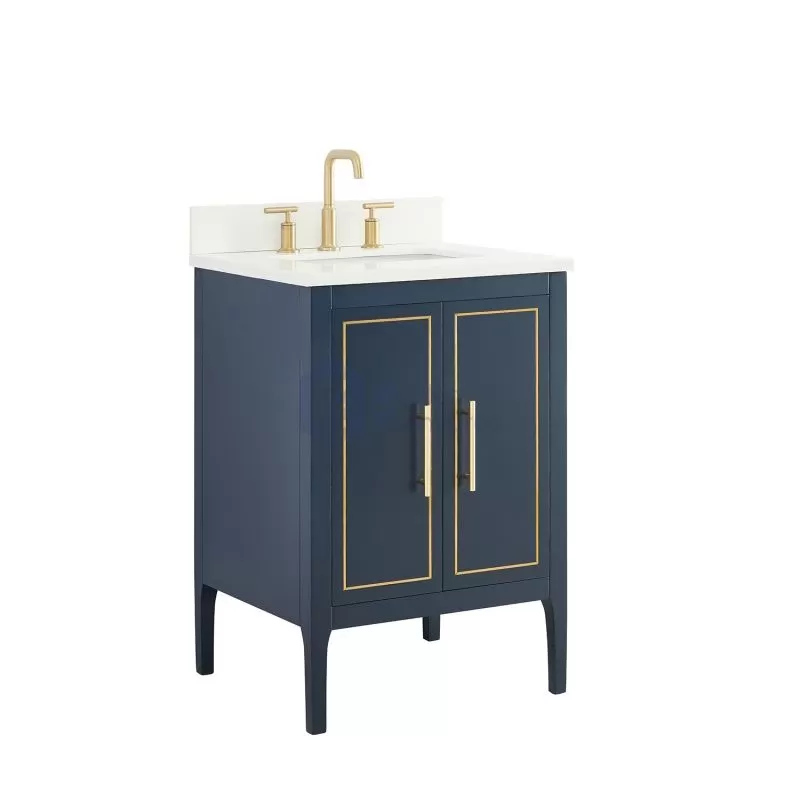 Iris9024 Special Design Transitional Solid Wood Vanity