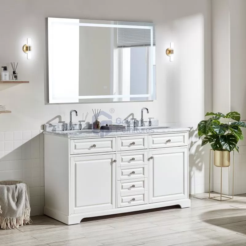 Iris11060 Special Design Transitional Solid Wood Vanity