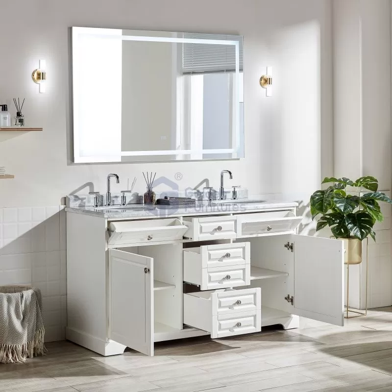 Iris11060 Special Design Transitional Solid Wood Vanity