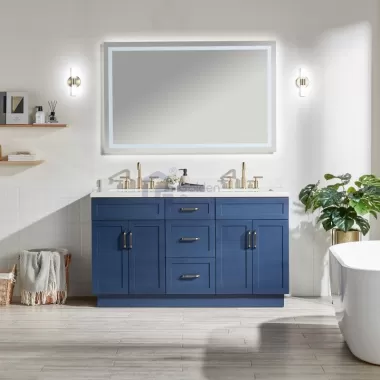 Iris12060 Special Design Transitional Solid Wood Vanity