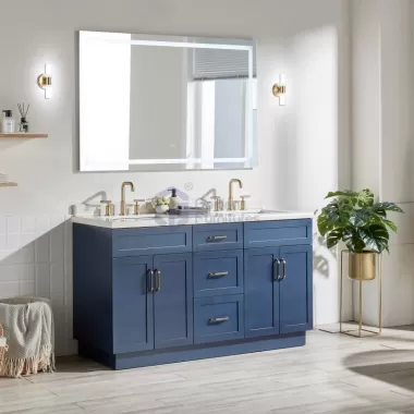 Iris12060 Special Design Transitional Solid Wood Vanity