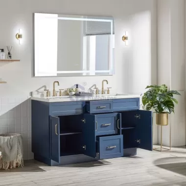 Iris12060 Special Design Transitional Solid Wood Vanity