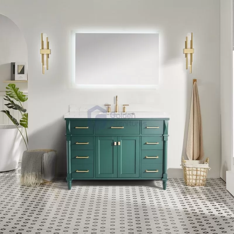 Iris13048 Special Design Transitional Solid Wood Vanity