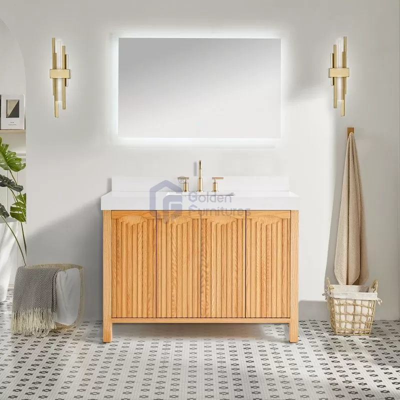 Iris16048 Special Design Transitional Solid Wood Vanity