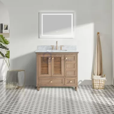 Iris17036 Special Design Transitional Solid Wood Vanity