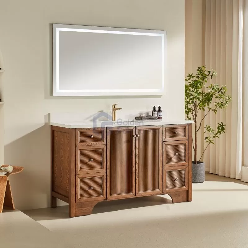 Sunflower23048 Classical Antique Farmhouse Rustic Washroom Vanity