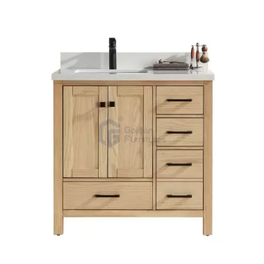 Rose1036 Classic Solidwood Freestanding Vietnam vanity