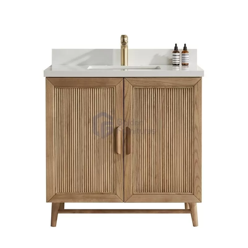 Sunflower13036B Antique Farmhouse Rustic Washroom Vanity