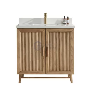 Sunflower13036B Antique Farmhouse Rustic Washroom Vanity